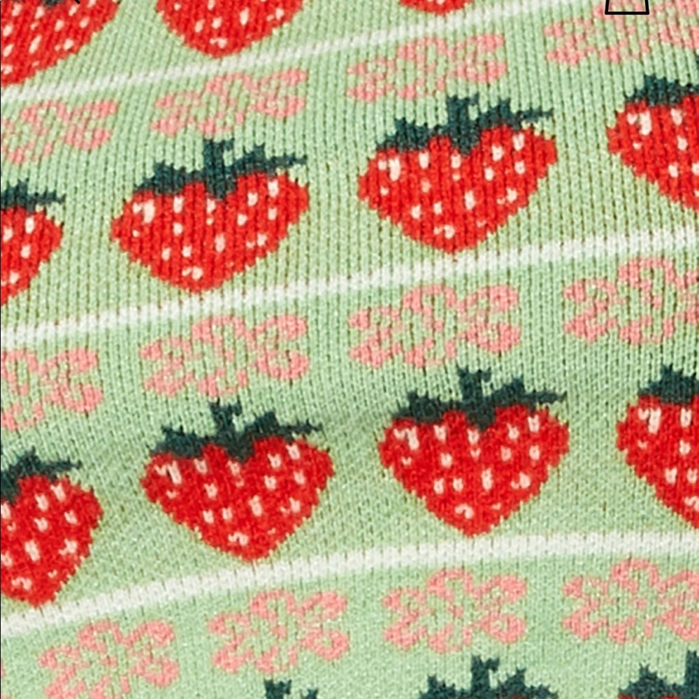 Motel Rocks Strawberry Crop Top - Picture 2 of 5